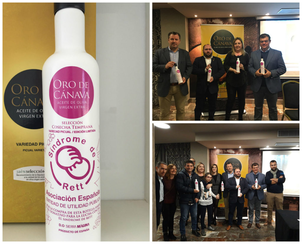 El AOVE de Mágina, solidario con los enfermos del síndrome de Rett